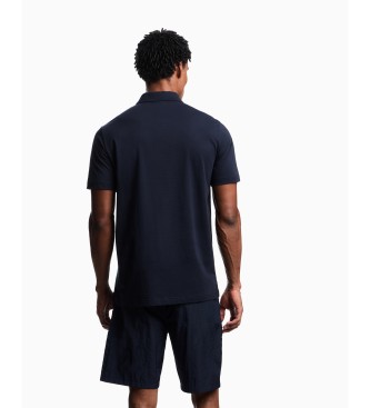 Emporio Armani Polo blu da spiaggia