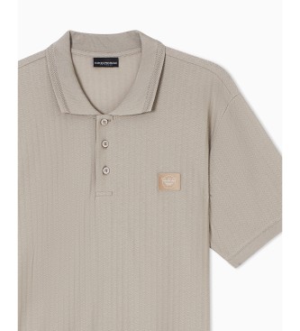 Emporio Armani P�lo Chevron taupe