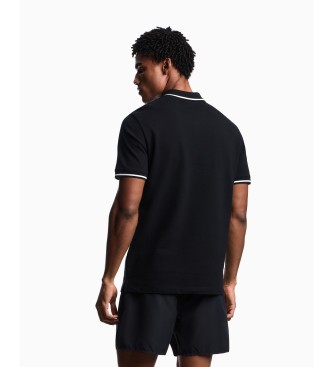 Emporio Armani P�lo de algod�o preto