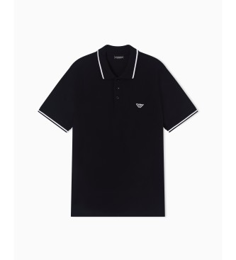 Emporio Armani P�lo de algod�o preto