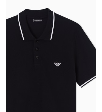 Emporio Armani P�lo de algod�o preto