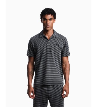 Emporio Armani Camisa p�lo Tecido azul-marinho