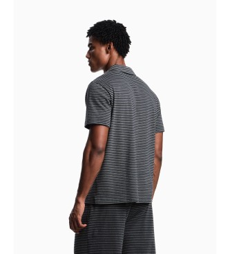 Emporio Armani Camisa p�lo Tecido azul-marinho