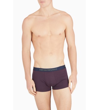 Emporio Armani Lot de 3 boxers en pur coton multicolore