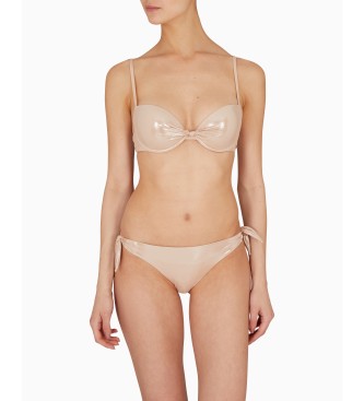 Emporio Armani Beige Push Up Bikini