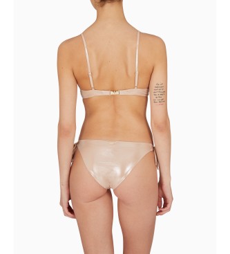 Emporio Armani Beige Push Up Bikini