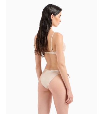 Emporio Armani Beige Push Up Bikini