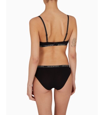 Emporio Armani Reggiseno push-up Essential Studs, nero