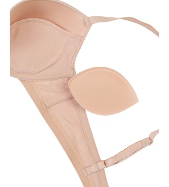 Emporio Armani Reggiseno Push Up Essential Studs color carne