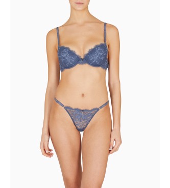 Emporio Armani Eternal Lace bra blue 
