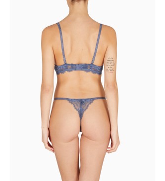 Emporio Armani Eternal Lace bra blue 
