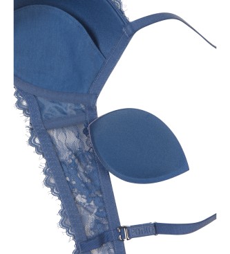 Emporio Armani Eternal Lace bra blue 