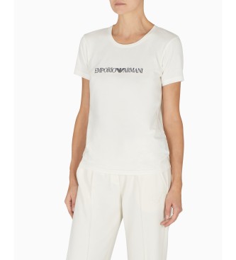 Emporio Armani Kurz�rmeliges T-Shirt mit Rundhalsausschnitt wei�