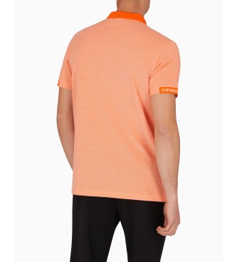 Emporio Armani Polo a maniche corte color corallo