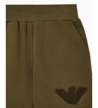 Emporio Armani Shorts Sponge Logo green