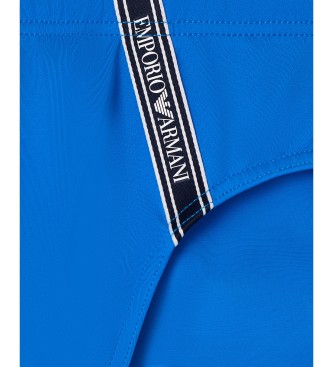 Emporio Armani Beachwear blue briefs