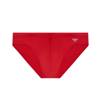 Emporio Armani Maillot de bain Slip Style rouge