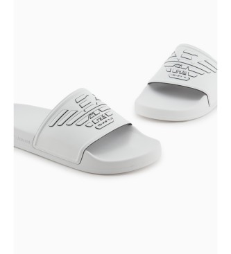 Emporio Armani Flip-flops white eagle