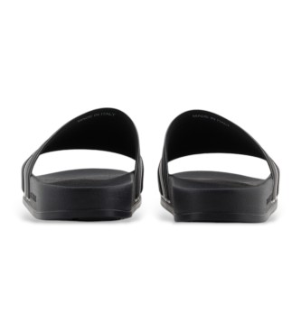 Emporio Armani Teenslippers Logo zwart