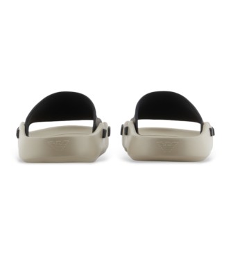Emporio Armani Modre japonke Slide beige