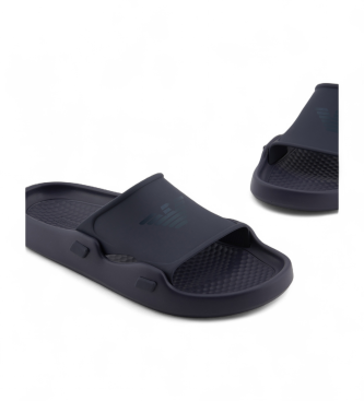 Emporio Armani Chinelos em PVC com fita com o logtipo da guia da marinha