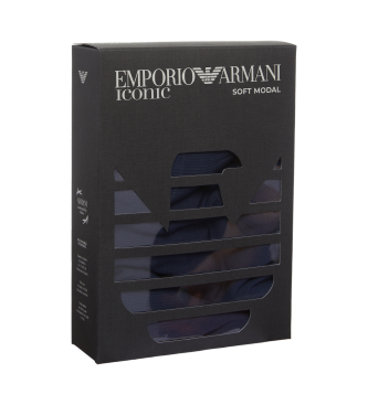 Emporio Armani Slip Soft Modal liliowy