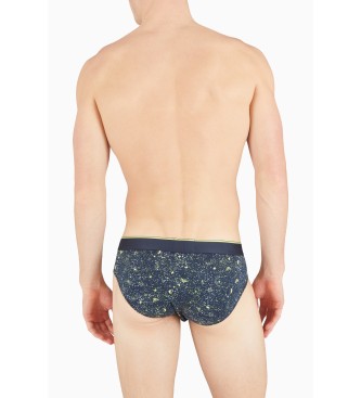 Emporio Armani Confezione da 2 slip blu scuro Sparkling Stars