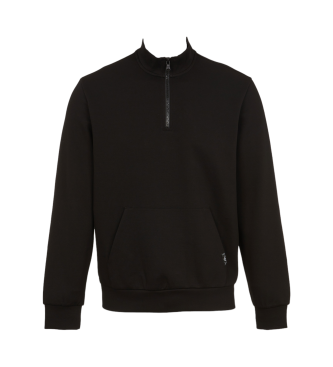 Emporio Armani Stretch Piquet Terry sweatshirt sort