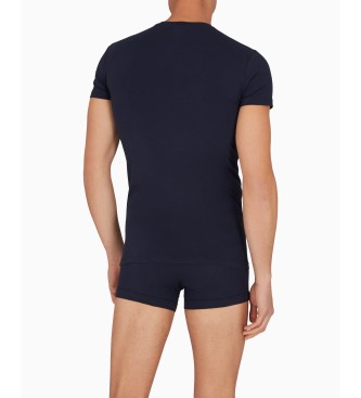 Emporio Armani Unterwsche-Set mit Mega-Logo ASV navy