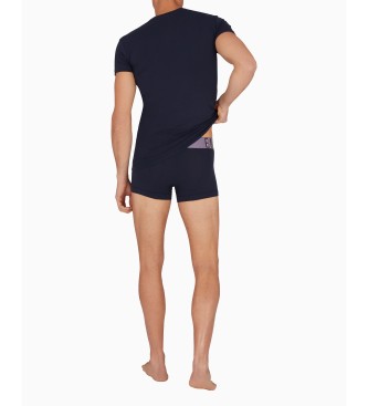 Emporio Armani Unterwsche-Set mit Mega-Logo ASV navy