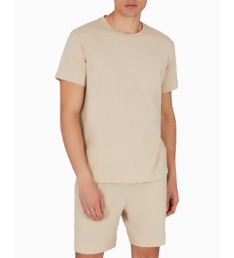 Emporio Armani Camiseta de playa taupe