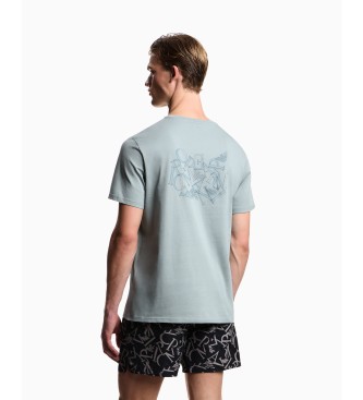 Emporio Armani T-shirt Water grey