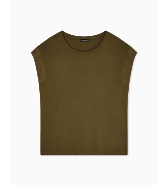 Emporio Armani Camiseta Olivia verde