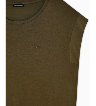 Emporio Armani Camiseta Olivia verde