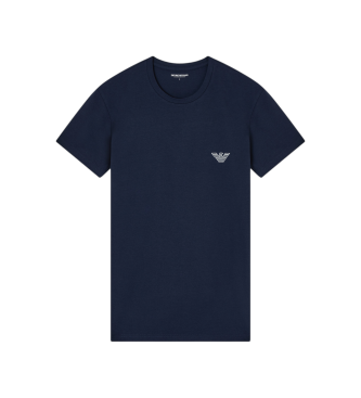 Emporio Armani Camiseta Megalogo marinho