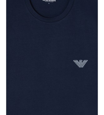 Emporio Armani Camiseta Megalogo marinho