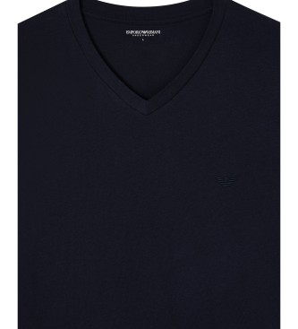 Emporio Armani Camiseta cuello pico marino
