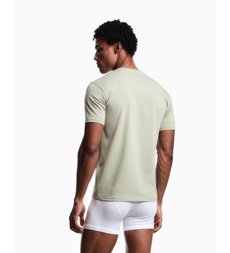 Emporio Armani T-shirt Superfine gr�n