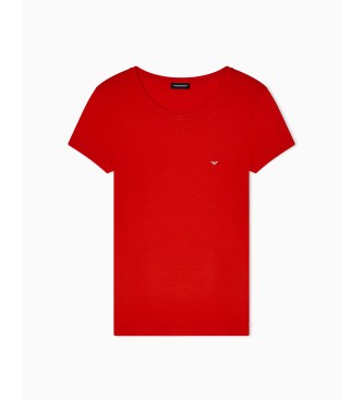 Emporio Armani Essential Studs coral t-shirt