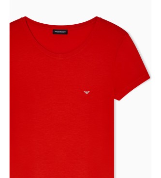 Emporio Armani Essential Studs coral t-shirt