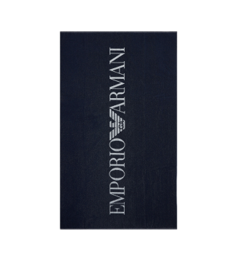 Emporio Armani Asciugamano blu essenziale