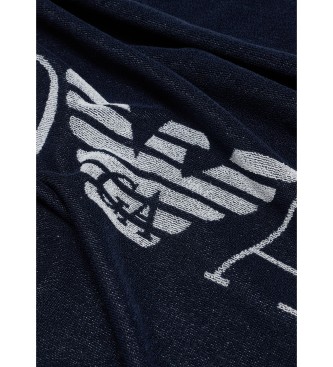 Emporio Armani Essential Towel navy