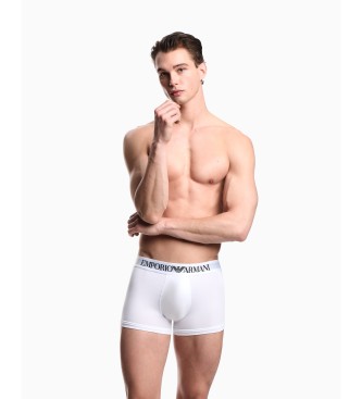 Emporio Armani Boxer blanc en maille extensible