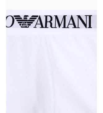 Emporio Armani Boxer blanc en maille extensible