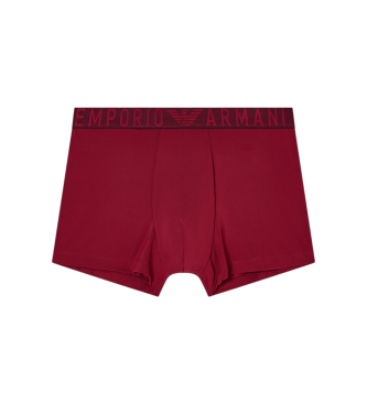 Emporio Armani Caleon boxeur en microfibre Essential rouge