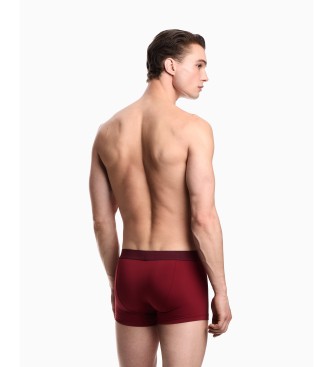 Emporio Armani Caleon boxeur en microfibre Essential rouge