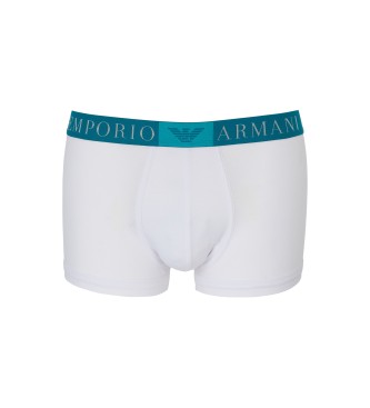 Emporio Armani Boxer aderenti in cotone biologico ASV Box Eagle bianchi  