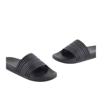 Emporio Armani Tongs Logo Tape noir