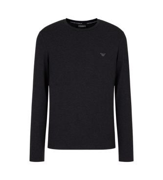 Emporio Armani T-shirt  manches longues en viscose effet laine pour la maison