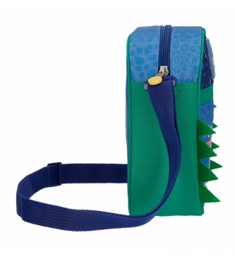 Enso Saco de Ombro de Dino -15x20x8cm- Azul